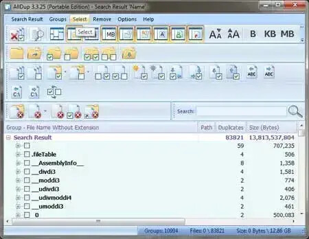 AllDup - Free Duplicate File Remover AllDup - Free Duplicate File Remover