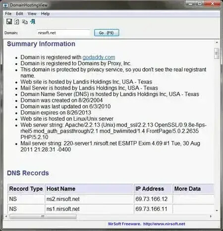 Domain Hosting View Domain Hosting View