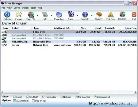 Disk Information Tool - Drive Manager Disk Information Tool - Drive Manager