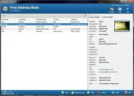 Free Address Book Free Address Book