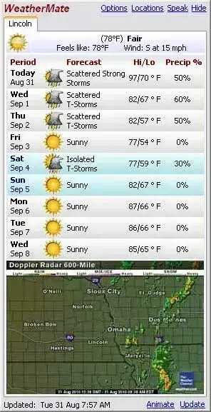 Portable Weather with WeatherMate