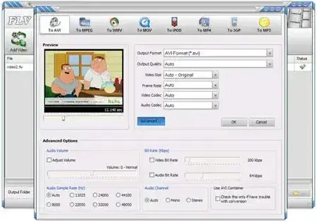 Portable FLV Converter Screenshot Portable FLV Converter Screenshot