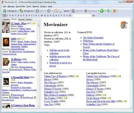 Movienizer - Movie Organization Software Movienizer - Movie Organization Software