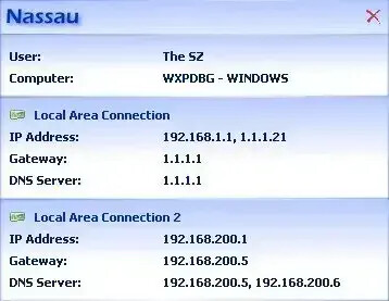 Nassau - View Network Connections