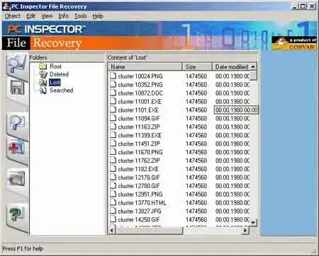 PC Inspector - Portable File Recovery Tool PC Inspector Screenshot