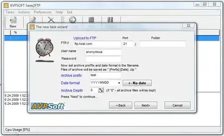 save2ftp - Automatic FTP Backup