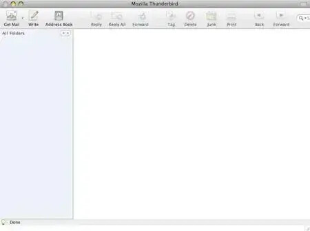 Thunderbird Portable for Mac OS X Screenshot Thunderbird Portable for Mac OS X Screenshot