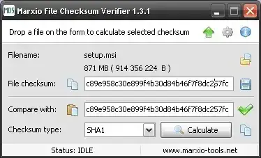 File Checksum Verifier File Checksum Verifier